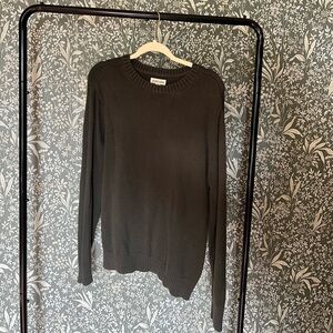 Oversized army green sweater